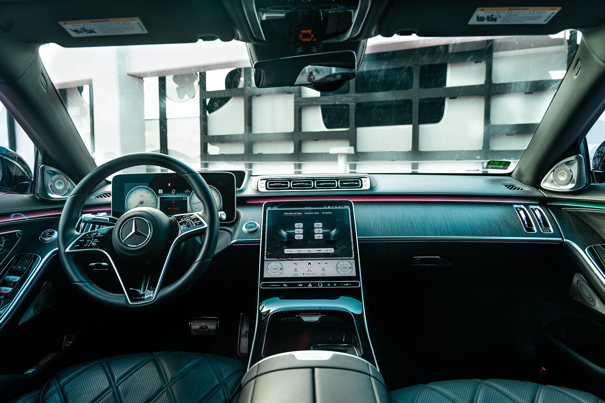 Panda Maybach interior executive seating luxury Miami rental